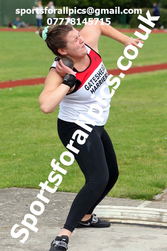 Shot Putt 03, NECAA Open Meeting, Morpeth, Sunday, March 23rd. David T. Hewitson/Sports for All Pics